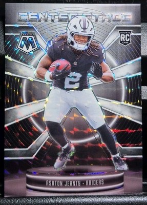 2025 Panini Mosaic #11 Ashton Jeanty Center Stage White Prizm /25 SSP RC
