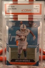 Panini 2021 Score Update Rookies Jaylen Waddle RC Dolphins #413 ICONIC 10