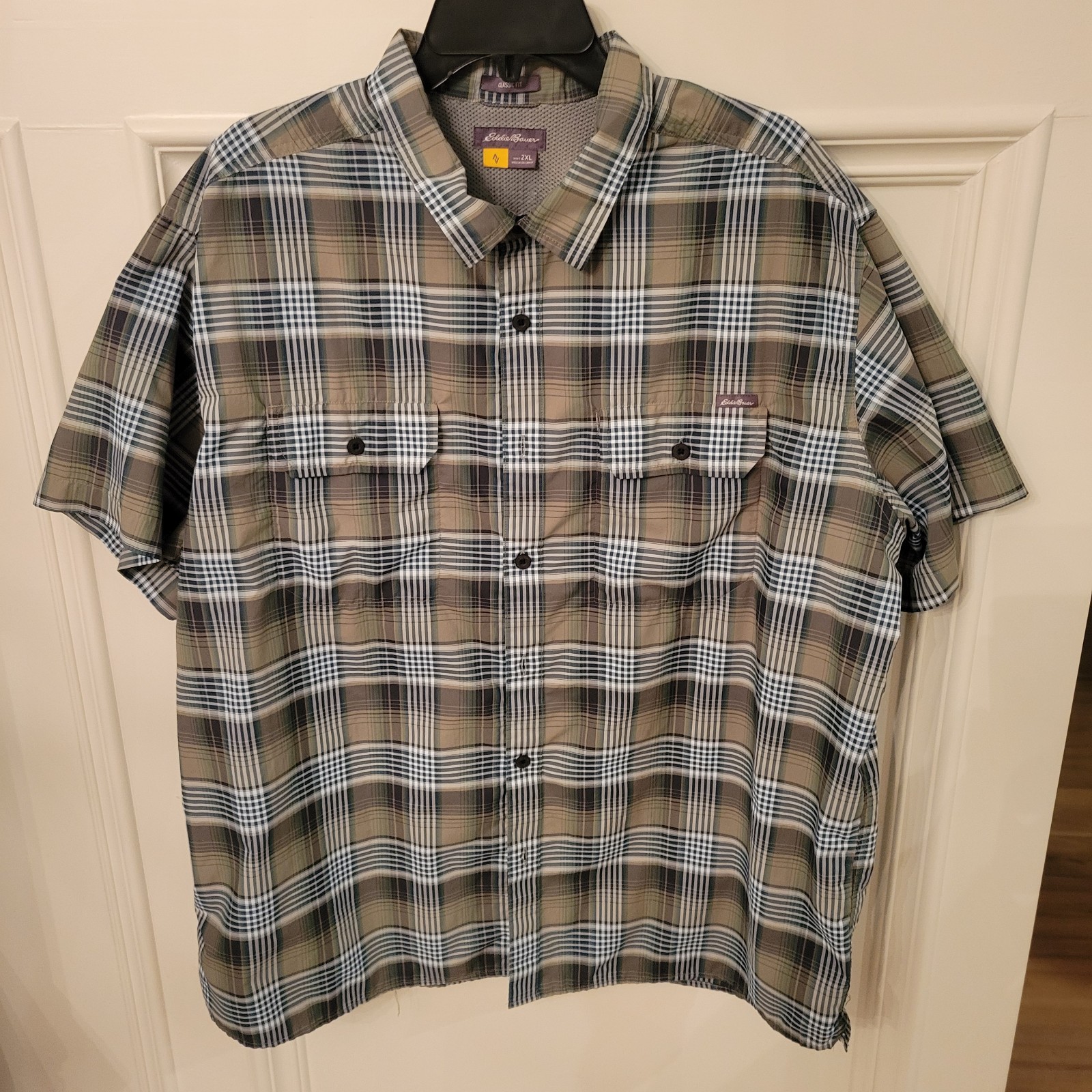 Eddie Bauer Classic Button Performance  Down Shor… - image 1