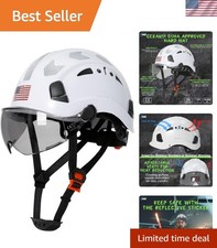 Construction Safety Hard Hat - ANSI Z89.1 Type  OSHA Approved Safety Helmets...