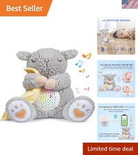 Rechargeable Baby Sleep Soother, Mom's Heartbeat Babies Cry Sensor Lullabies ...