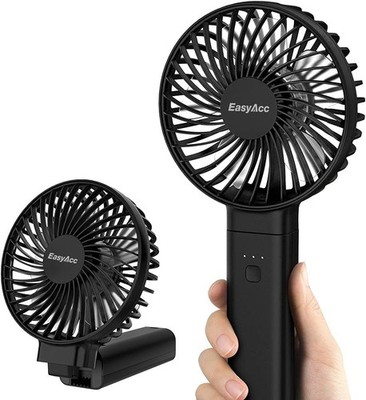 EasyAcc Handventilator, Mini Tragbarer Ventilator, Wiederaufladbar USB
