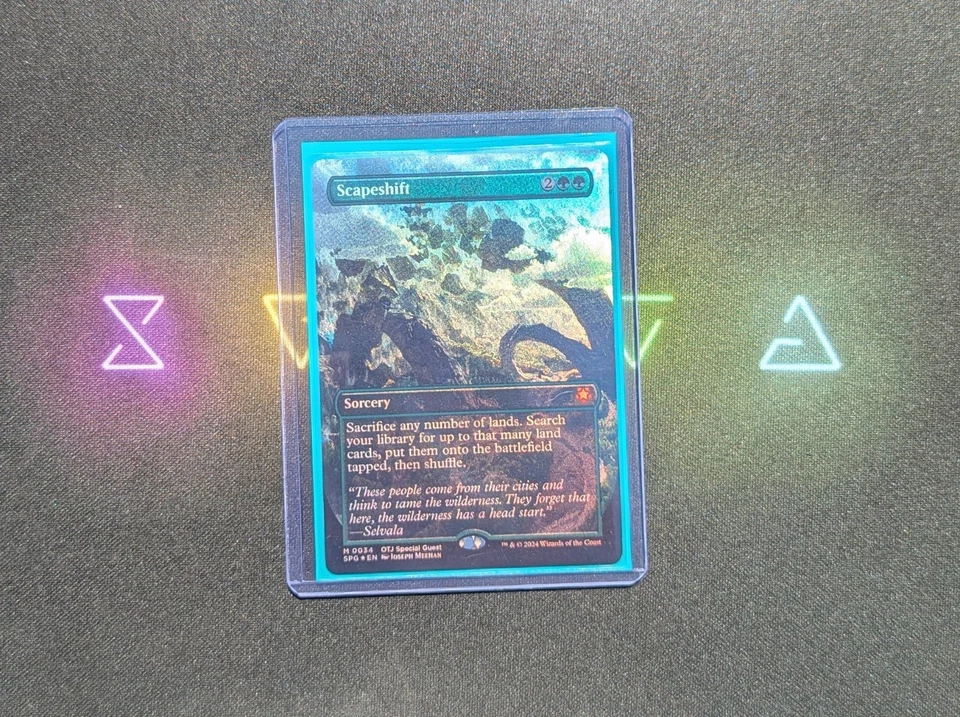 NM Foil Extended Art Borderless Scapeshift OTJ Special Guests - Image 4 of 4