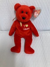 Ty Beanie Baby ❤️ I Love Alabama The Bear 8.5" New MWMT's