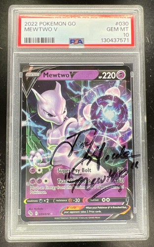 Mewtwo V graded PSA 10 for sale on eBay