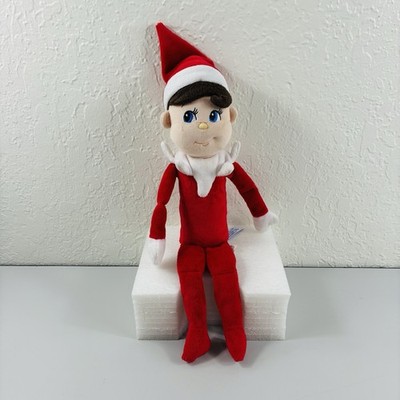 The Elf On The Shelf Plush Scout Boy Brown Hair Blue Eyes CCA&B 2009 18'' Long