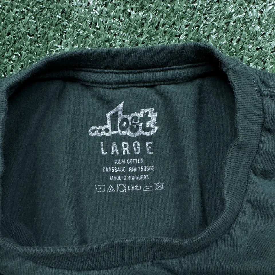 Lost Enterprises T Shirt Men's Size L Green Short Sleeve Surf Skateboarding - Image 2 of 4