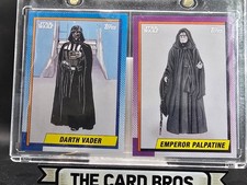 2024 Topps Star Wars Darth Vader #115 & Emperor Palpatine #117 - 1990 Baseball