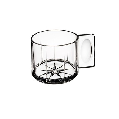 Orrefors   Hotto Tasse 2er-Set 100 ml, klares Glas eingeschliffene Längsstreifen