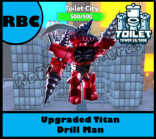 UPGRADED TITAN DRILL MAN - CHEAP TOILET TOWER DEFENSE - TTD UNIT