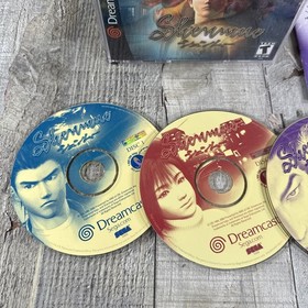 Shenmue Sega Dreamcast Video Game Complete w/ 4-Disc, Manual & Passport Great