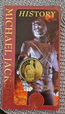 Michael Jackson History Official World Tour Commemorative Münze, Siehe Bilder!!