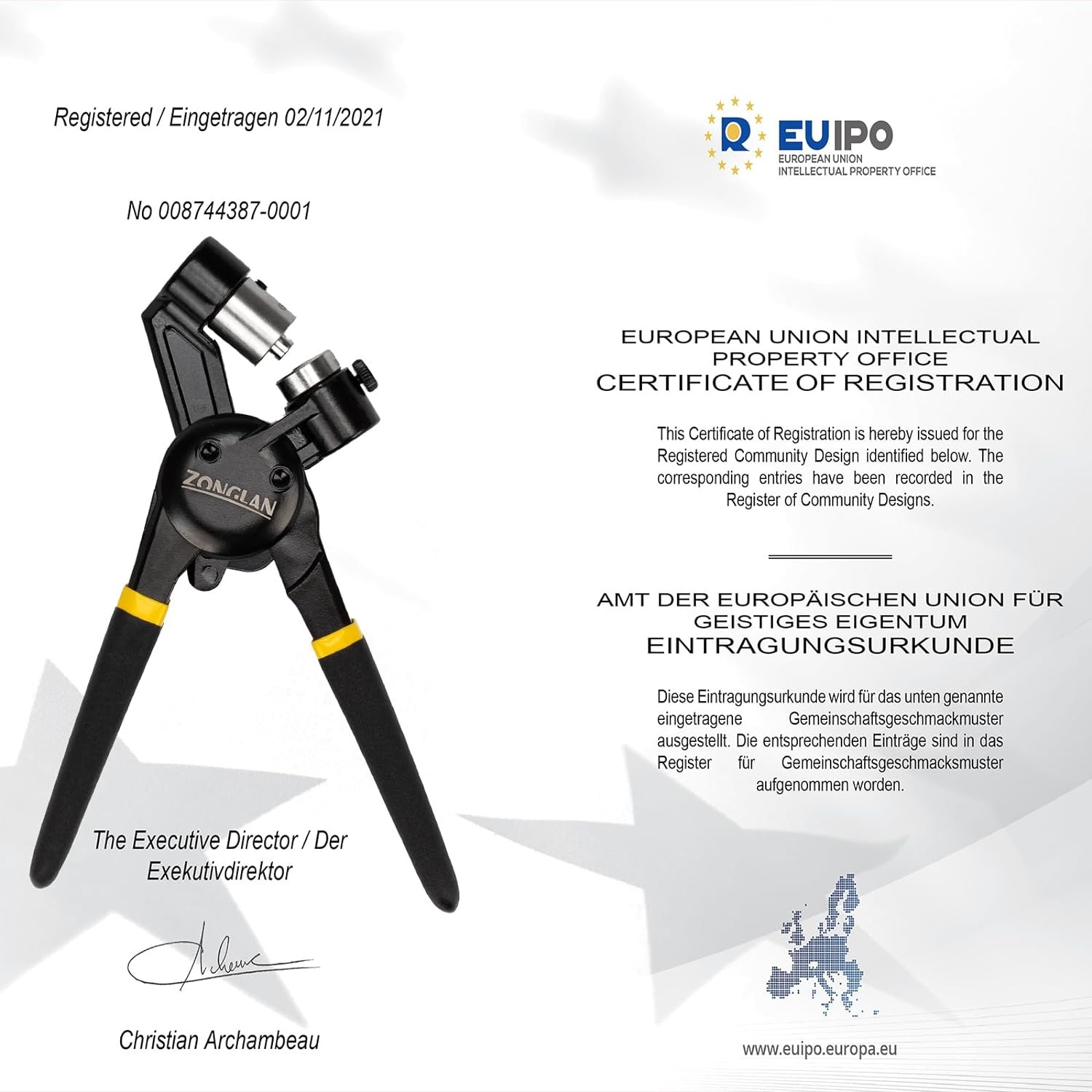 Grommet Tool Kit, Eyelet Multi-Purpose Handheld Manual Hole 3 die, Black 