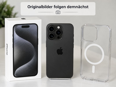 Apple iPhone 15 Pro - 256GB - Titan Schwarz (Ohne Simlock)