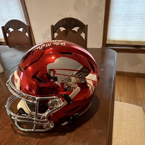 Buffalo Bills Red Chrome Multi-Signed Autographed Helmet BAS Authenticated