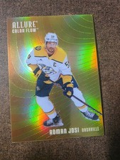 2025-26 Allure Roman Josi Orange-Yellow Color Flow Nashville Predators