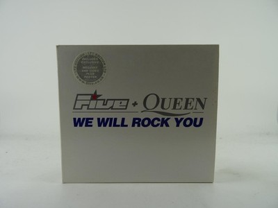 FIVE + QUEEN WE WILL ROCK YOU (B64) 3 Track CD Single including Card Sleeve BMG