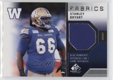 2021 SP Game Used Edition CFL Fabrics Stanley Bryant #SB 0q3