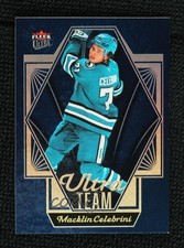 2024-25 Upper Deck Fleer Ultra Ultra Team Macklin Celebrini #UT34OF40 Rookie RC