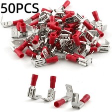 50PCS Piggyback Quick Wire Disconnect Wire Connectors Male/Female Spade Yellow