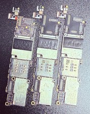 LOT OF 3 iPhone SE-2016 1st GEN Motherboard, Unknow Specs, Untested FOR PARTS 