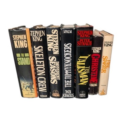 7 Lot: Vintage Stephen King Novels/Books: Skeleton Crew; Stand; Different Season