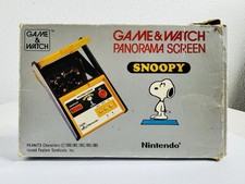 Nintendo Game & Watch Snoopy Panorama Screen Solo Caja Original 
