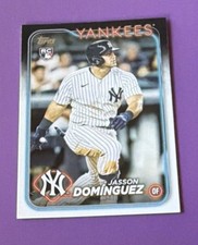 Topps 2024 Series 1 Jasson Domínguez Rookie #60 New York Yankees Baseball Card