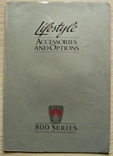 ROVER 800 SERIES Lifestyle Accessories & Options Leaflet Brochure 1986 #860189