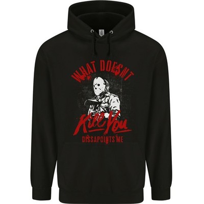 What Doesnt Kill Halloween Serial Killer Mens 80% Cotton Hoodie