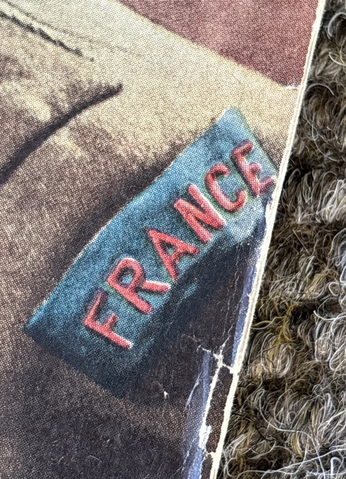 Vintage 1944 WWII era Collier’s magazine French Military Woman~Motorcycle cover - Image 2 of 4