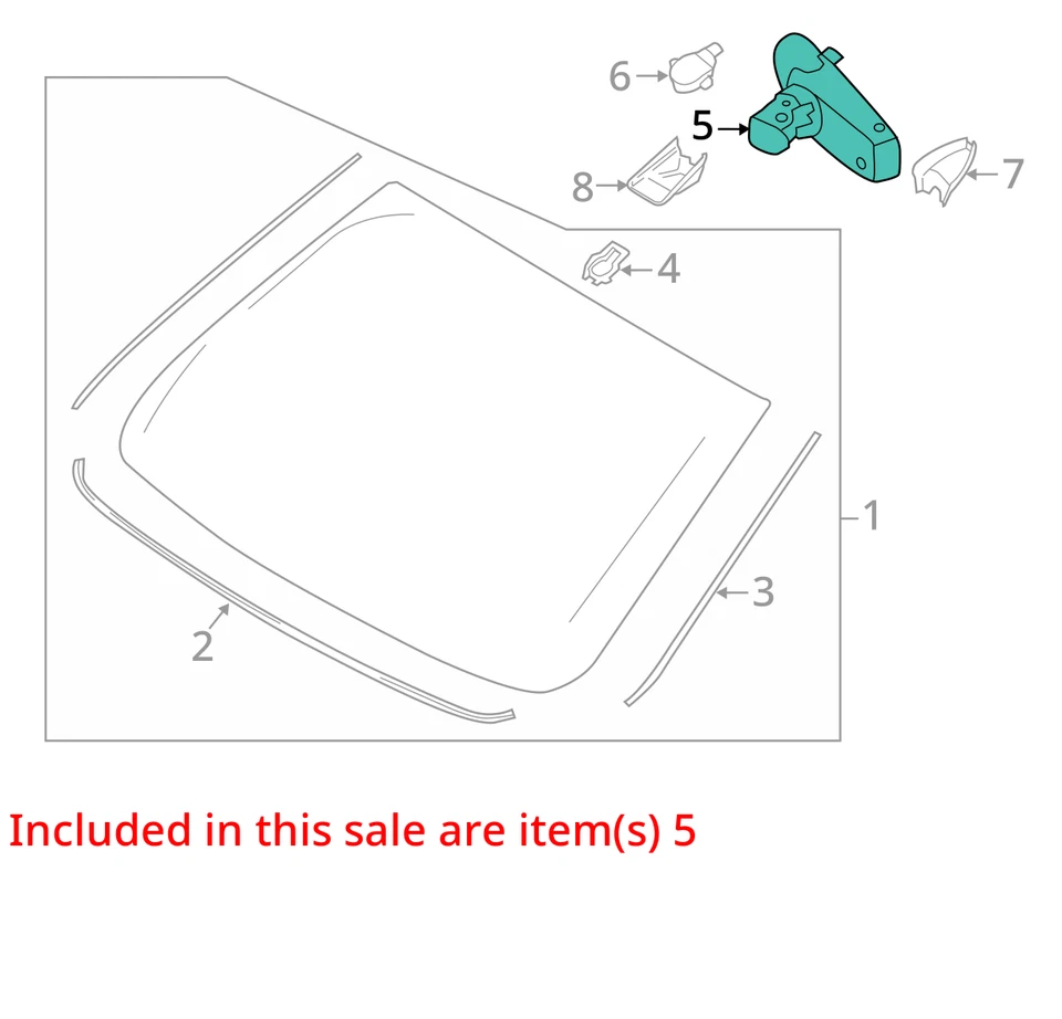 2017-2020 Lincoln Mkz Interior Rear View Mirror Oem P62NJ - Image 3 of 4