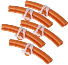 5-Pack Orange Rubber Wheel Rim Protectors for Tire Changing Tools Edge Guards