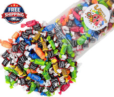 Mini Tootsie Roll Chews, Individually Wrapped, Bulk Candy, Assorted Mix 1 Pound