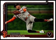 2025 Thairo Estrada Topps Series One BASEBALL #2 San Francisco Giants
