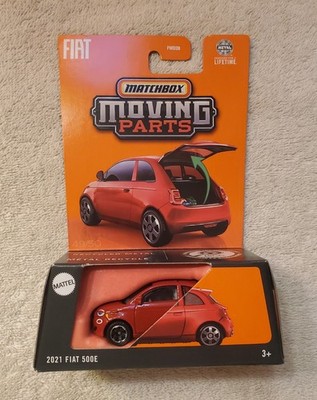 Matchbox 2021 Fiat 500e Car, Red, Moving Parts, Adult Gift, Bill Gates