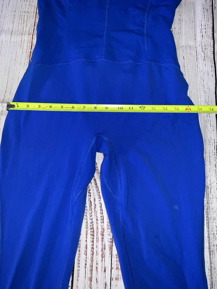 Mono Free People Movement Pirueta Espalda Abierta Pierna Acampanada Azul Medio (275) Foto 3 de 4