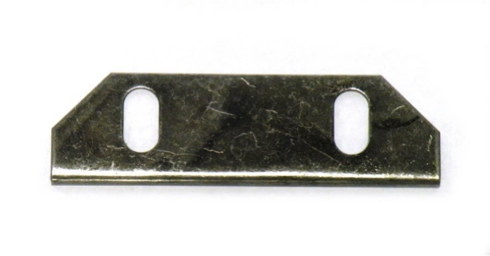 Placa de desgaste Oliver 501015E blanca - 5 1/2" de largo - espaciado 3" - cortacésped combinado Foto 2 de 2