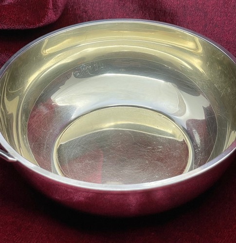 Sterling Silver Redlich Porringer with Baccarat Glass Bowl Insert - LS - Picture 10 of 10