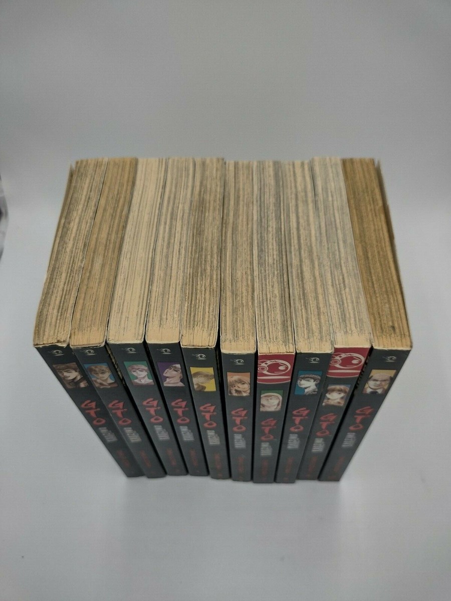 GTO: Great Teacher Onizuka Volumes 1-10 Lot Set English Manga Oop