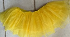 CostumesUSA YELLOW Layered Tu-Tu Size Adult Standard 29  Elastic Waist