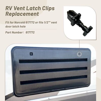 RT‐121780 出品 20 Pack RV Vent Latch Clips Fit for Norcold 617772 Refrigerator