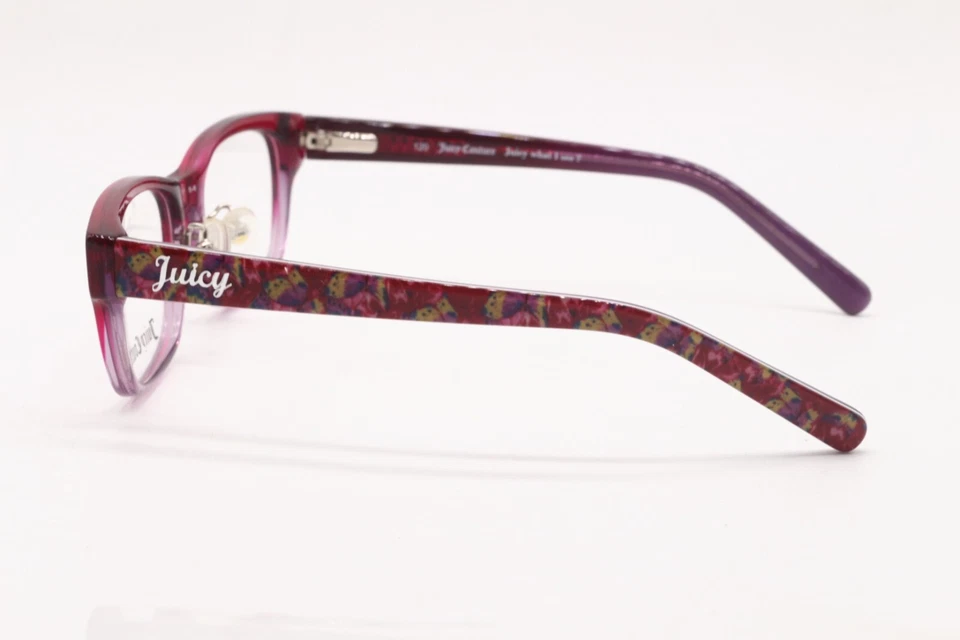 NUEVOS ANTEOJOS JUICY COUTURE JC 021/F 0JER MORADOS TRANSPARENTES MARCOS AUTÉNTICOS 45-15 Foto 3 de 4