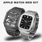 Stainless Steel AP Mod Kit Case Band Strap for Apple Watch 11 9 8 7 6 44/45/46mm