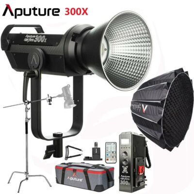 Aputure Light LS 300x 350W LED Video Light 2700-6500K Sidus + softbox + Stand