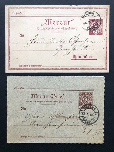 Mercur Correo Privado, 6 Cartas/Postales (R8-2-88 - Imagen 4 de 7