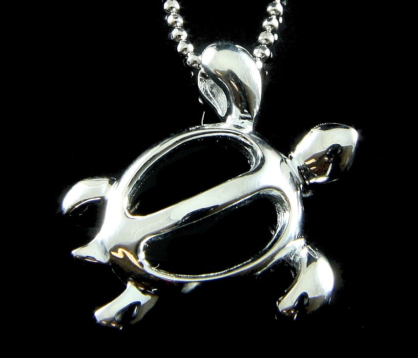 Collana Tartaruga Collana Con Ciondolo Cuore Di Tartaruga Hawaii - Foto 13