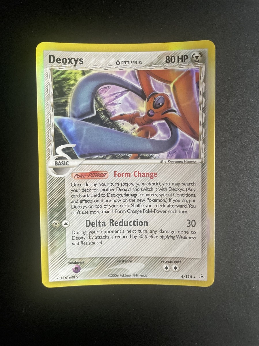 ポケモンカードゲーム Deoxys EX Holon Phantoms 4/110 Deoxys 4/110 - Holo Rare - Pokemon TCG - EX Holon Phantoms - LP/NM