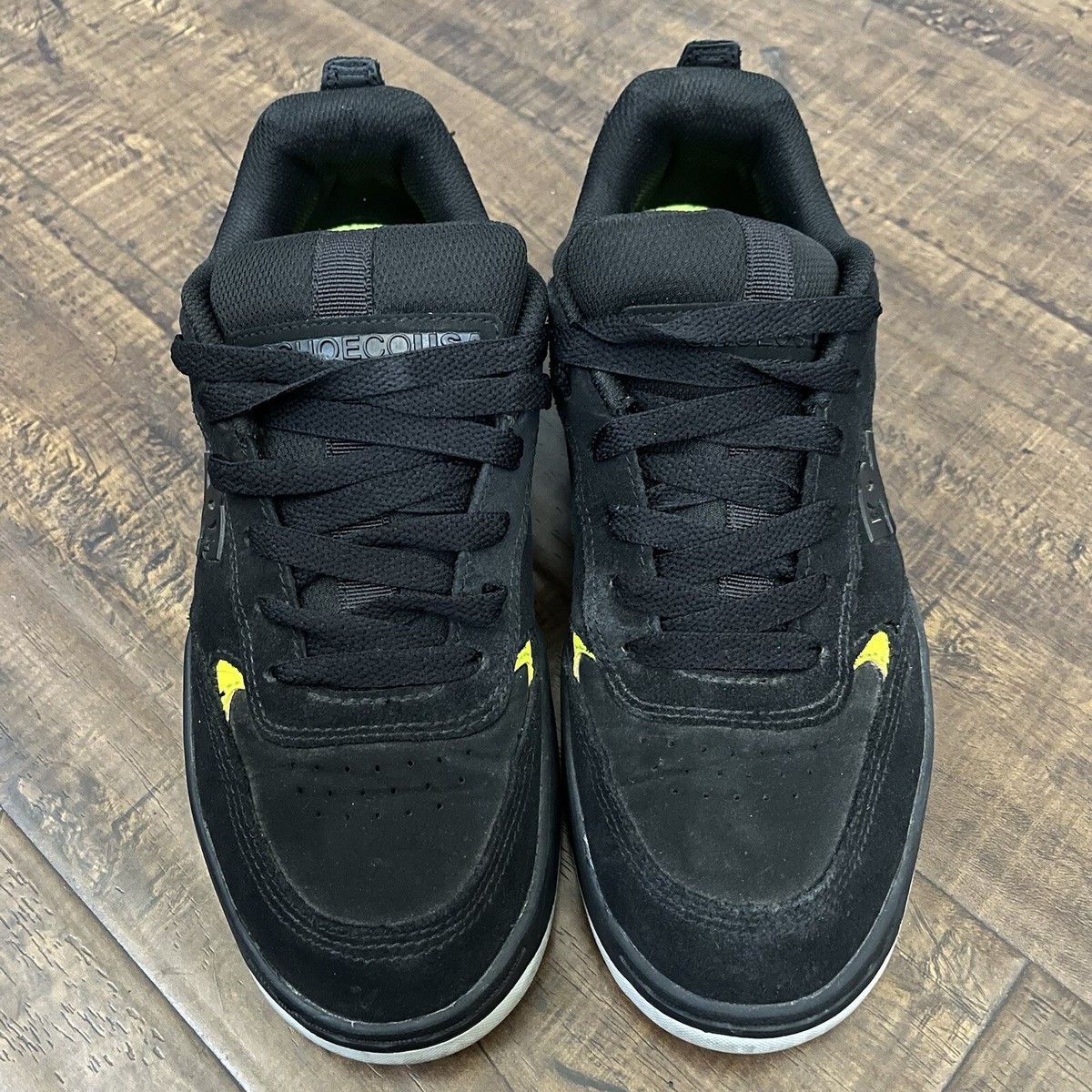 DC Skateboard Shoes Penza Black Green - Size 9.5 Puffy Skate