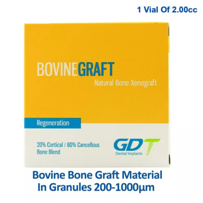BovineGraft Dental Fixture Natural B0ne Grаft Material B0vine Wound Heal 2.00cc